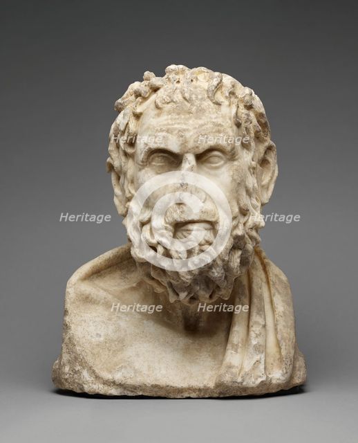 Herm Bust of a Greek Philosopher, late 1st century A.D. Creator: Unknown.