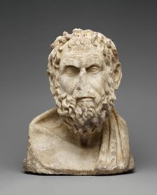 Herm Bust of a Greek Philosopher, late 1st century A.D. Creator: Unknown
