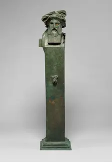 Herm of Dionysos, 200-100 BC. Creator: Workshop of Boethos of Kalcedon