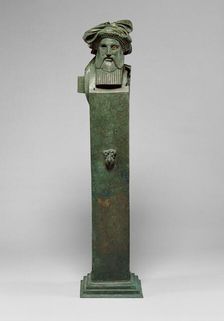 Herm of Dionysos, 200-100 BC. Creator: Workshop of Boethos of Kalcedon