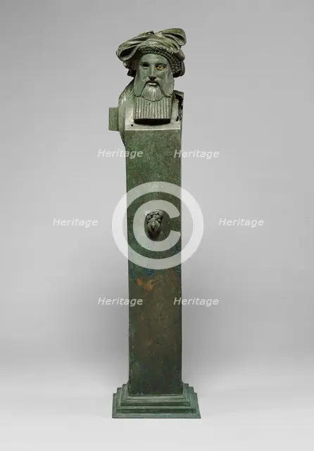 Herm of Dionysos, 200-100 BC. Creator: Workshop of Boethos of Kalcedon.