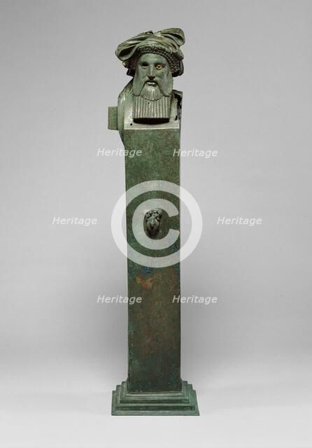 Herm of Dionysos, 200-100 BC. Creator: Workshop of Boethos of Kalcedon.