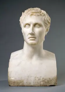 Herm of Menander, A.D. 1-100. Creator: Unknown