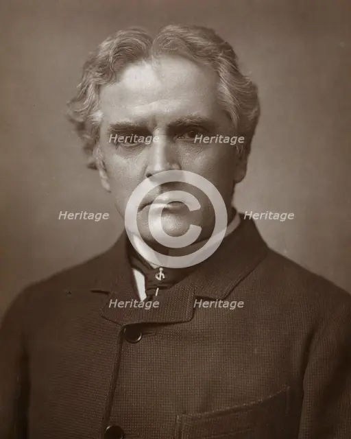Hermann Vezin, American actor, teacher of elocution and writer, 1883. Artist: St James's Photographic Co