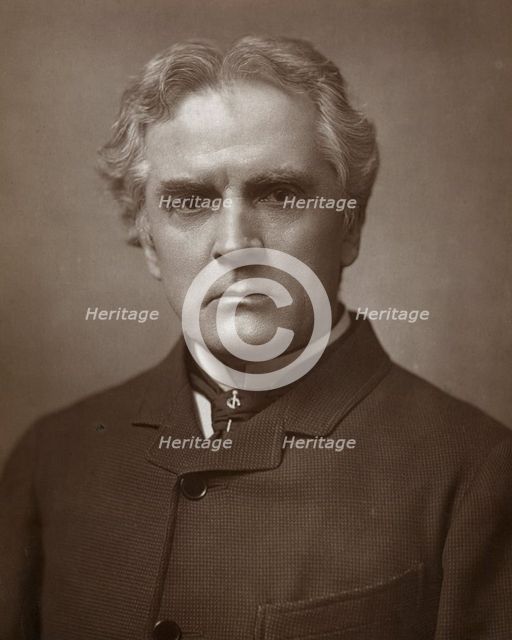 Hermann Vezin, American actor, teacher of elocution and writer, 1883. Artist: St James's Photographic Co