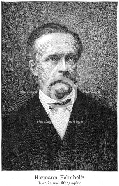 Hermann von Helmholtz (1821-1894), German physicist, (19th century). Creator: Unknown.