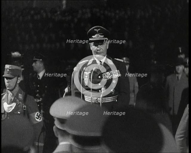 Hermann Goering Giving a Speech, 1930s. Creator: British Pathe Ltd.