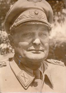 Hermann Göring, German Nazi politician and military leader after his capture, 1945. Creator: Unknown