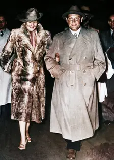 Hermann Göring, Nazi politician and military leader, with his wife Emmy, c1935-c1945. Creator: Unknown