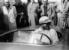 Hermann Lang in a Mercedes Benz 300 SL, Nurburgring 1000km, 1952