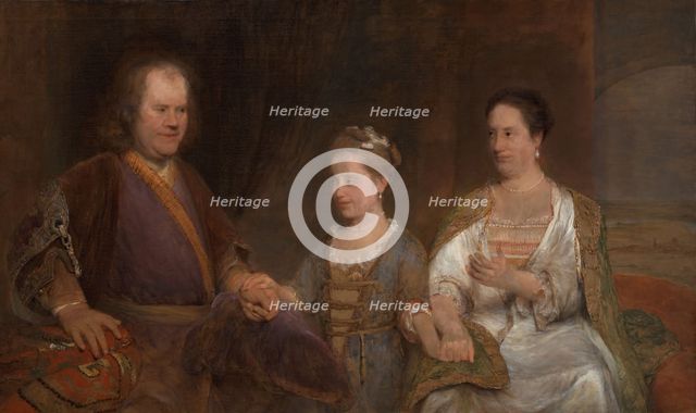 Hermanus Boerhaave (1668-1738), Professor of Medicine at the University of Leiden, with his Wife Mar Creator: Aert de Gelder.