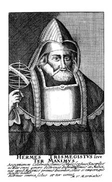 Hermes the Egyptian, alchemist, 17th century