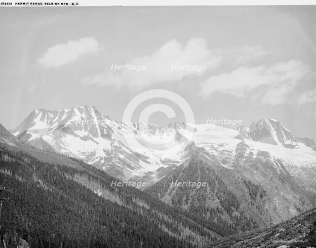 Hermit Range, Selkirk Mts., B.C., between 1900 and 1906. Creator: Unknown.