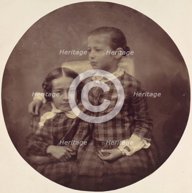 Hermine and Marie Antoine, 1850s-60s. Creator: Franz Antoine.