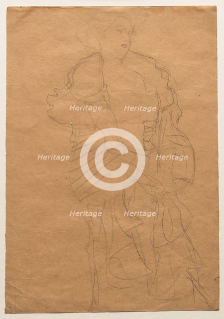 Hermine Gallia, c. 1903. Creator: Gustav Klimt (Austrian, 1862-1918).