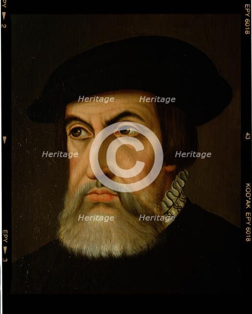 Hernán Cortés (1485-1547), Spanish conqueror.