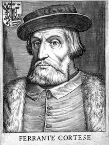 Hernan Cortes (1485-1547), Spanish conquistador who conquered Mexico