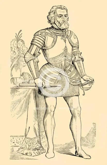 'Hernando Cortes', c1530-1540, (1890).   Creator: Unknown.