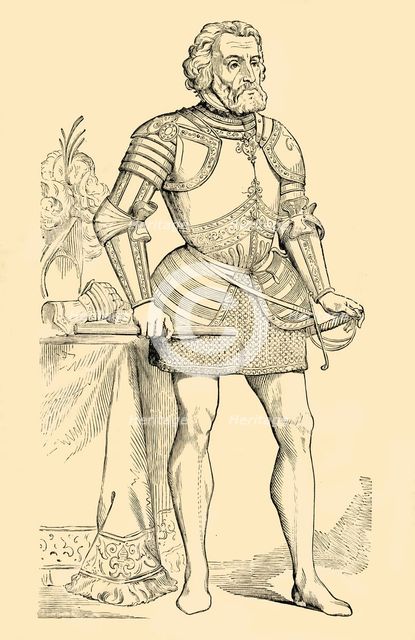 'Hernando Cortes', c1530-1540, (1890).   Creator: Unknown.