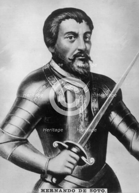 Hernando de Soto, (1496-1542), 1920s. Artist: Unknown