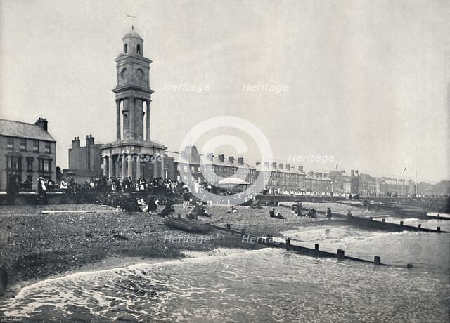 'Herne Bay - The Front, Showing Clock Tower', 1895. Artist: Unknown.