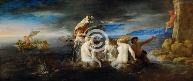 Hero Mourning the Dead Leander, c. 1622. Artist: Fetti, Domenico (1588/90-1623)