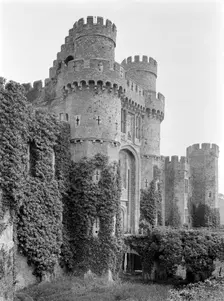Herstmonceux Castle, East Sussex, 1920s. Artist: Nathaniel Lloyd