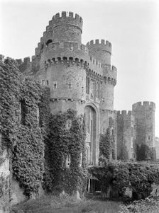 Herstmonceux Castle, East Sussex, 1920s. Artist: Nathaniel Lloyd