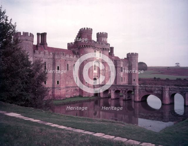 Herstmonceux Castle, Sussex, c1955. Creator: Arthur Charles Kirby Ware.