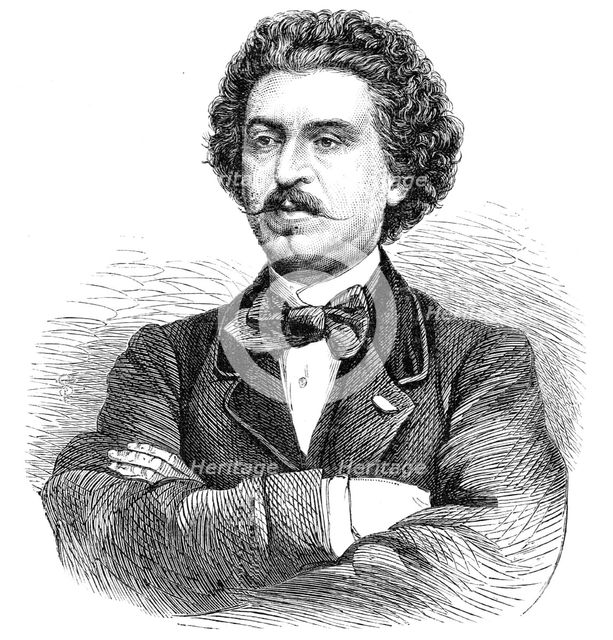 Herr Wachtel, the new tenor singer at the Royal Italian Opera, 1864. Creator: Unknown.