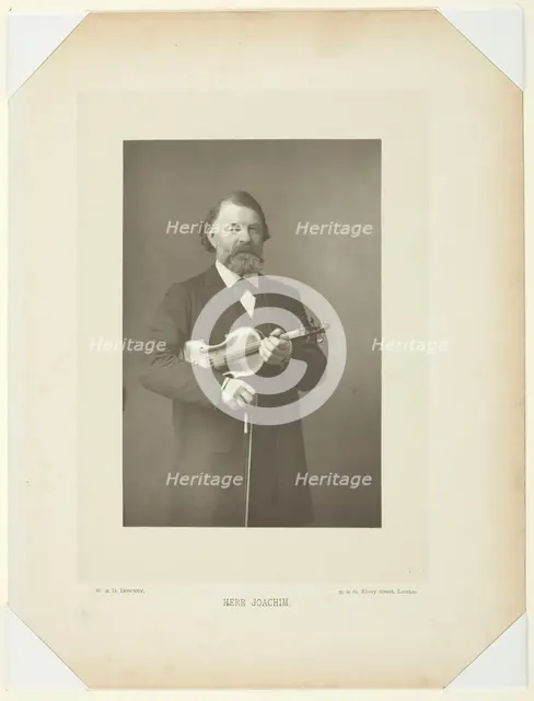 Herr Joseph Joachim, 1885. Creators: W&D Downey, William Downey, Daniel Downey.