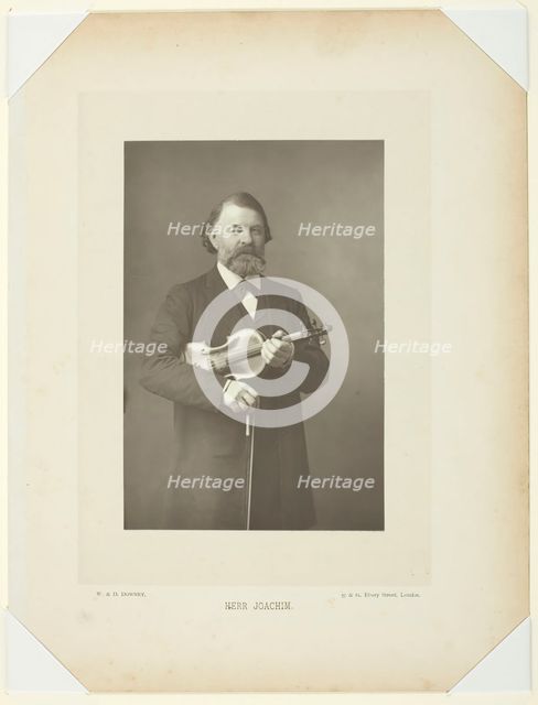 Herr Joseph Joachim, 1885. Creators: W&D Downey, William Downey, Daniel Downey.
