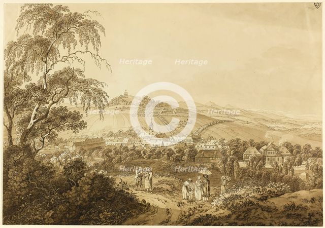 Herrenhut in Saxony, 1754/1816. Creator: Adrian Zingg.