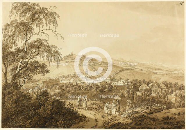 Herrenhut in Saxony, 1754/1816. Creator: Adrian Zingg.