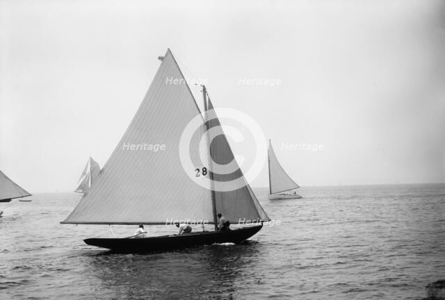 Herreshoff fin keel, El Chico, 1892 June 14. Creator: John S Johnston.