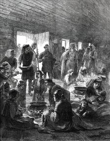 Herzegovinian Refugees at Ragusa, from a sketch by our special artist, 1876. Creator: Unknown