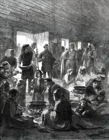Herzegovinian Refugees at Ragusa, from a sketch by our special artist, 1876. Creator: Unknown