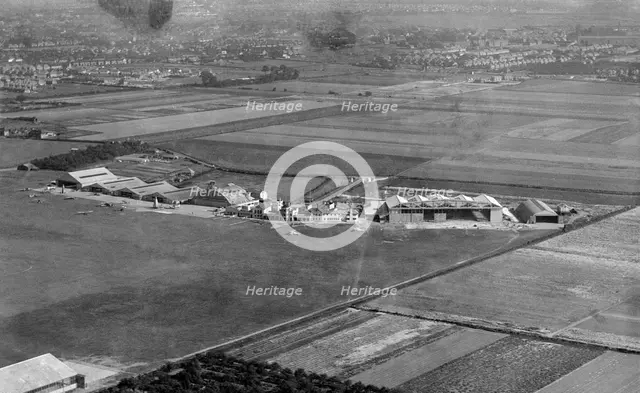 Heston Aerodrome, Hounslow, London, 1936. Artist: Aeropictorial Ltd.