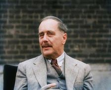 H.G. Wells Being Interviewed, 1930s. Creator: British Pathe Ltd