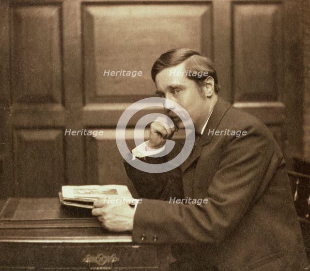 HG Wells, British author, 1903. Creator: Frederick Hollyer.