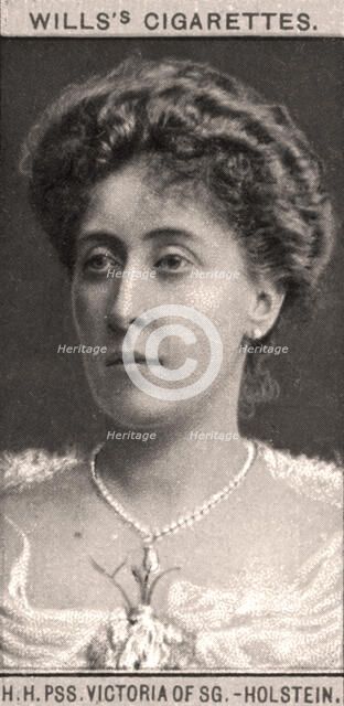 H.H, PSS. Victoria of SG-Holstein, 1908.Artist: WD & HO Wills