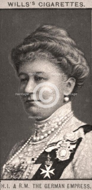 H.I & R.M, The German Empress, 1908.Artist: WD & HO Wills