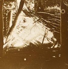 Hit from a 75 automatic anti-aircraft gun, c1914-c1918