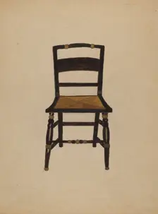 Hitchcock Chair, 1935/1942. Creator: Genevieve Sherlock