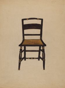 Hitchcock Chair, 1935/1942. Creator: Genevieve Sherlock