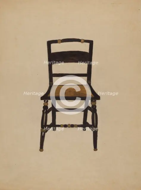 Hitchcock Chair, 1935/1942. Creator: Genevieve Sherlock.