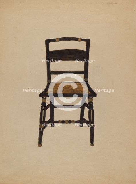 Hitchcock Chair, 1935/1942. Creator: Genevieve Sherlock.