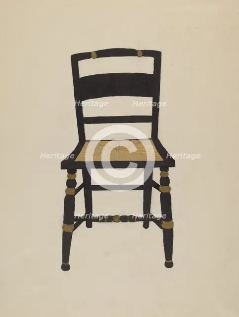 Hitchcock Chair, 1935/1942. Creator: Genevieve Sherlock.