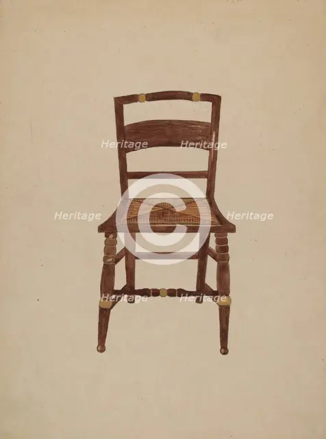 Hitchcock Chair, 1935/1942. Creator: Genevieve Sherlock.