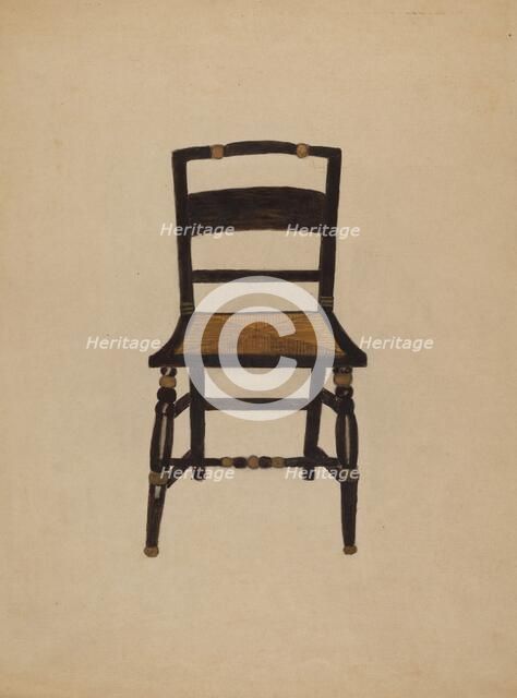 Hitchcock Chair, 1935/1942. Creator: Genevieve Sherlock.